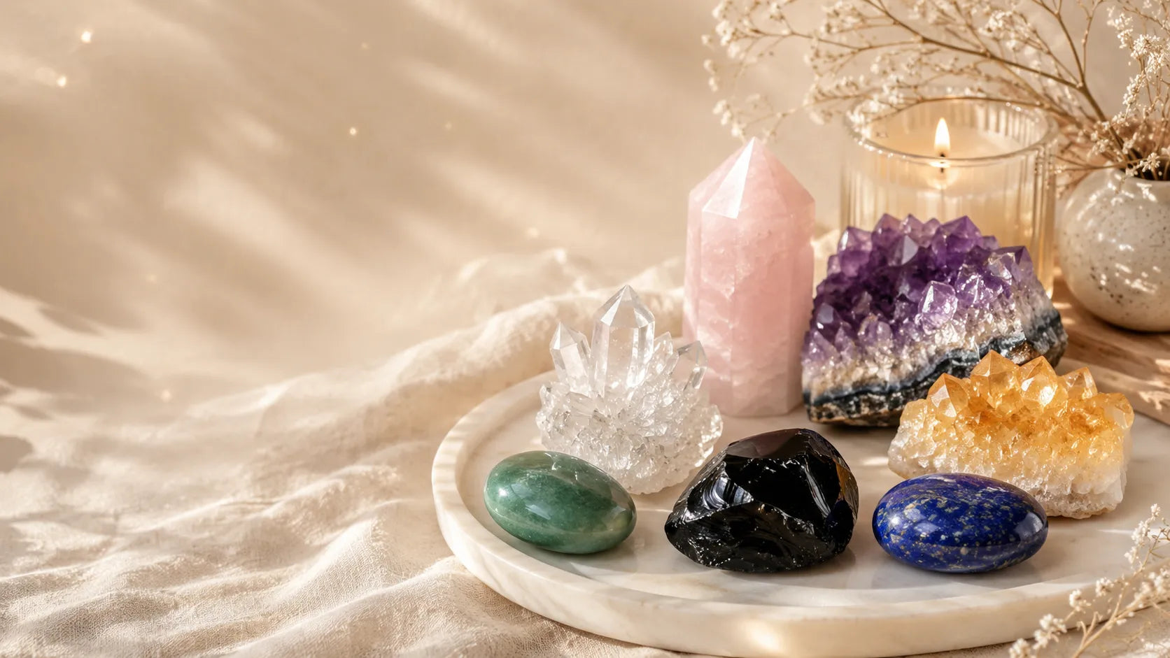Crystals as Gentle Companions: Enhance Your Calm, Focus, and Inner Balance