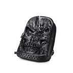 Dark Aesthetic Skull Relief Bag - Waterproof Goth Punk Laptop Backpack