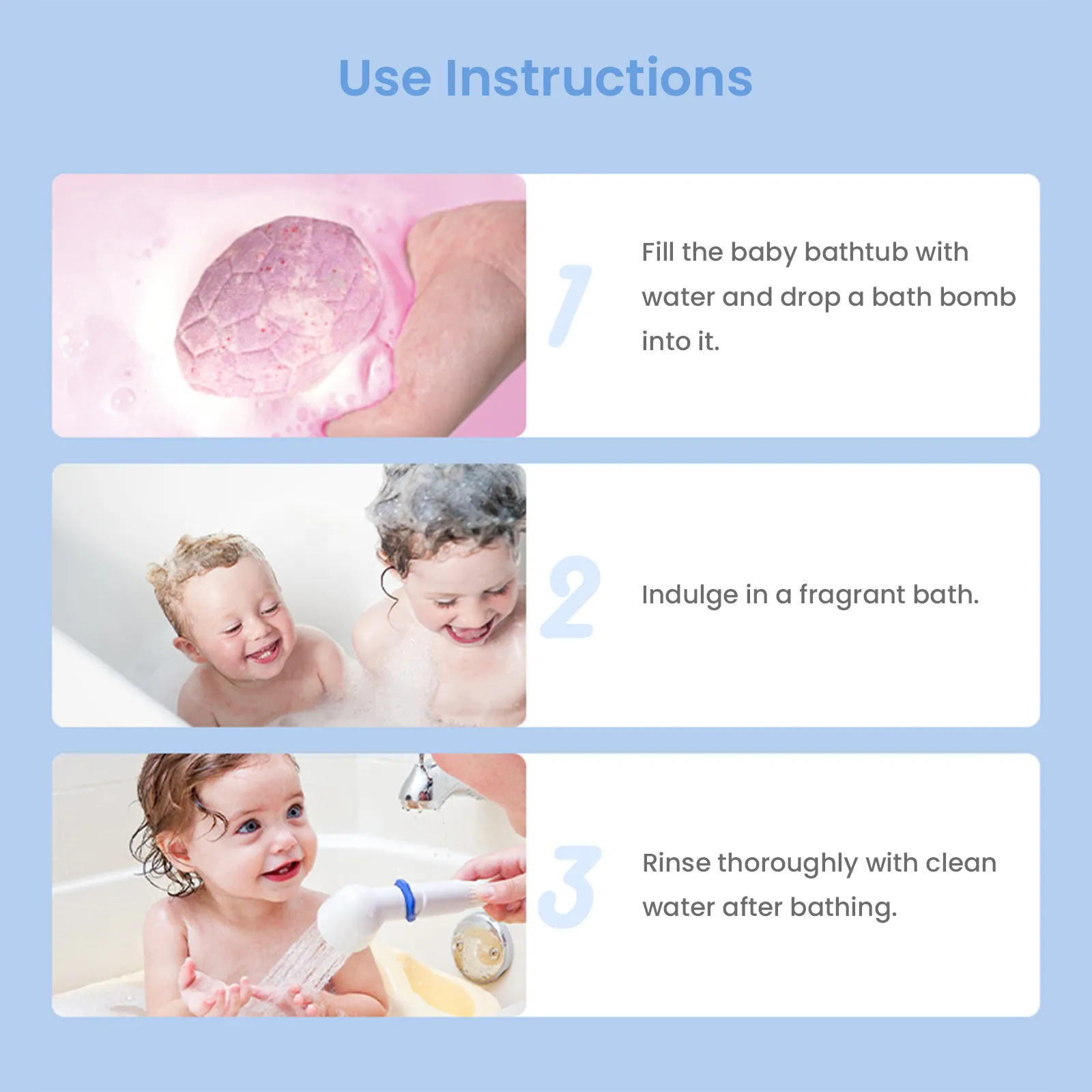 Dinosaur Egg Kids' Bath Bombs 6PCS