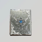 The Seraphim Reliquary Pocket Case _ Silver Metal Hard-Shell Organizer—accessory with seraphim Reliquary Pocket Silver