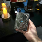 The Seraphim Reliquary Pocket Case _ Silver Metal Hard-Shell Organizer—accessory with seraphim Reliquary Pocket Silver