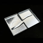 The Seraphim Reliquary Pocket Case _ Silver Metal Hard-Shell Organizer—accessory with seraphim Reliquary Pocket Silver