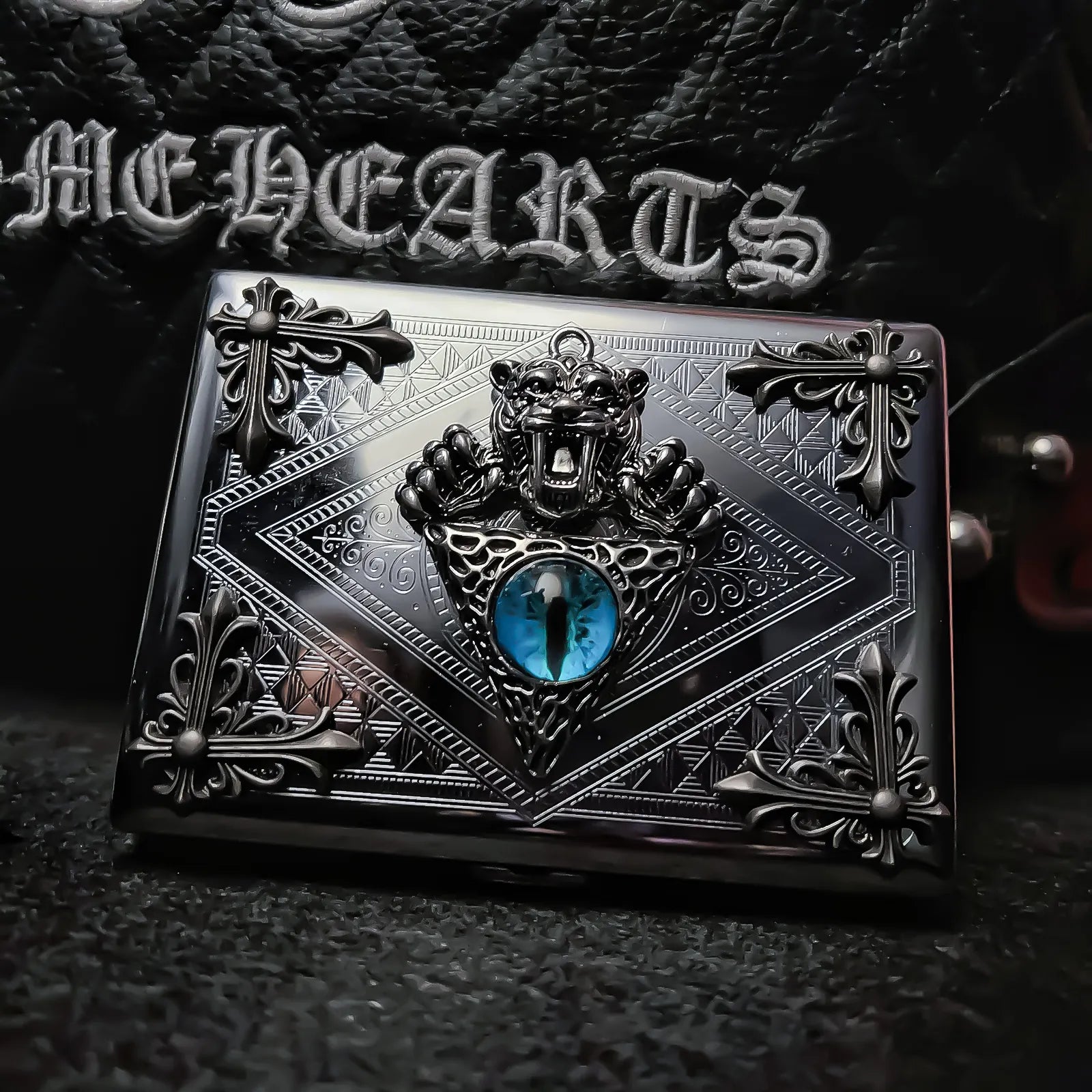 The Apex Predator Vault Case _ Silver Metal Hard-Shell Organizer: accessory featuring apex Predator Vault Silver Metal.