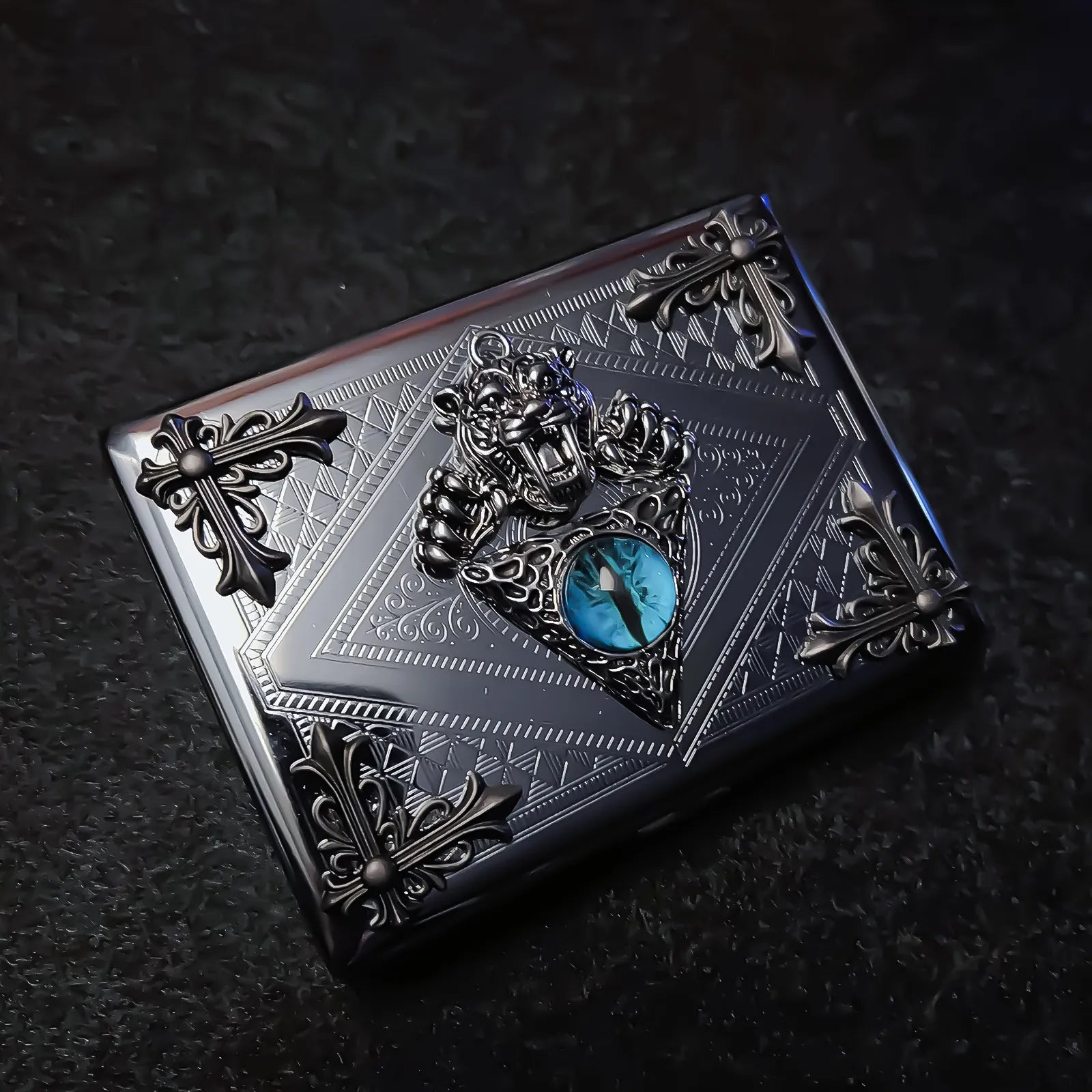 The Apex Predator Vault Case _ Silver Metal Hard-Shell Organizer: accessory featuring apex Predator Vault Silver Metal.