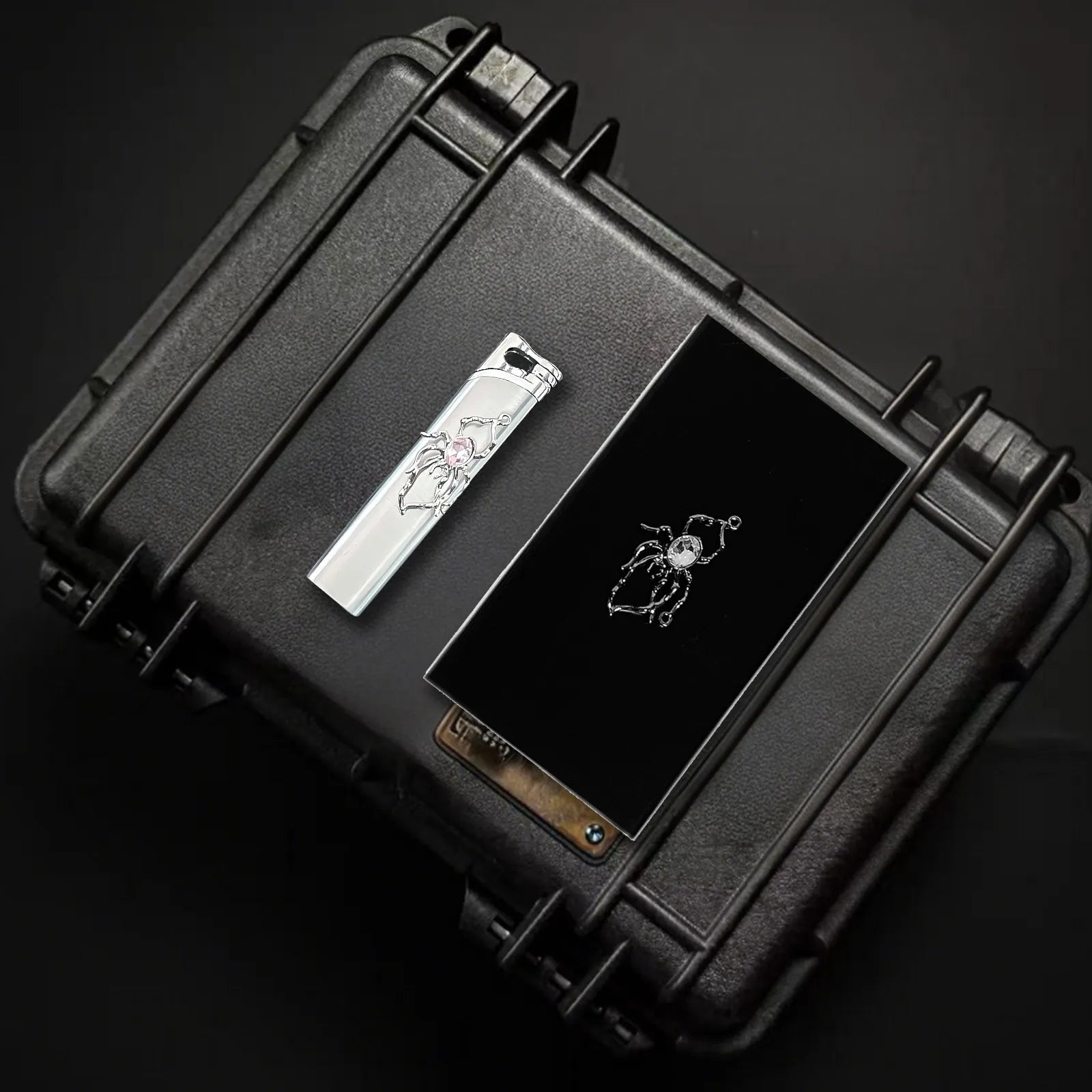 The Frost Weaver's Tall Keeper _ Silver Metal Hard-Shell Organizer—accessory showcasing frost Weaver s Tall Keeper.