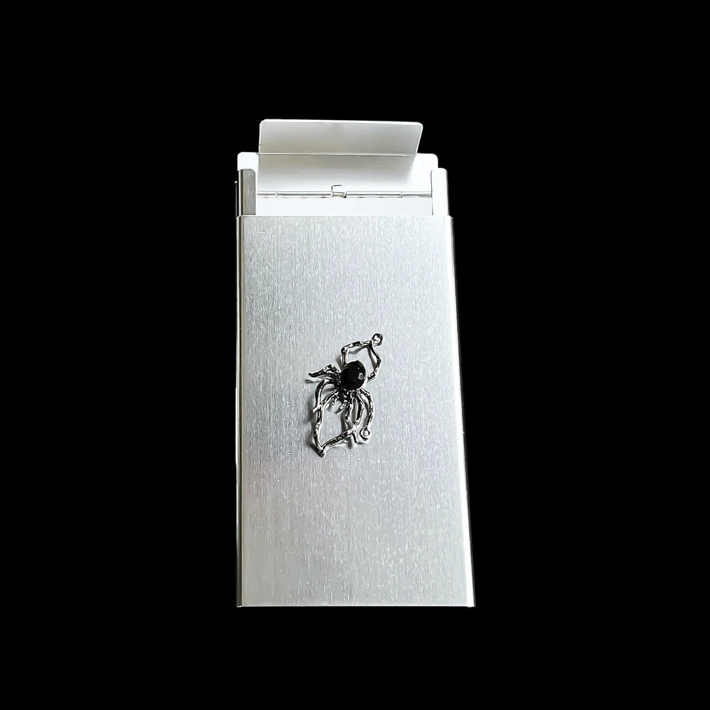 The Shadow Weaver's Tall Keeper _ Silver Metal Hard-Shell Organizer—accessory with shadow Weaver s Tall Keeper.