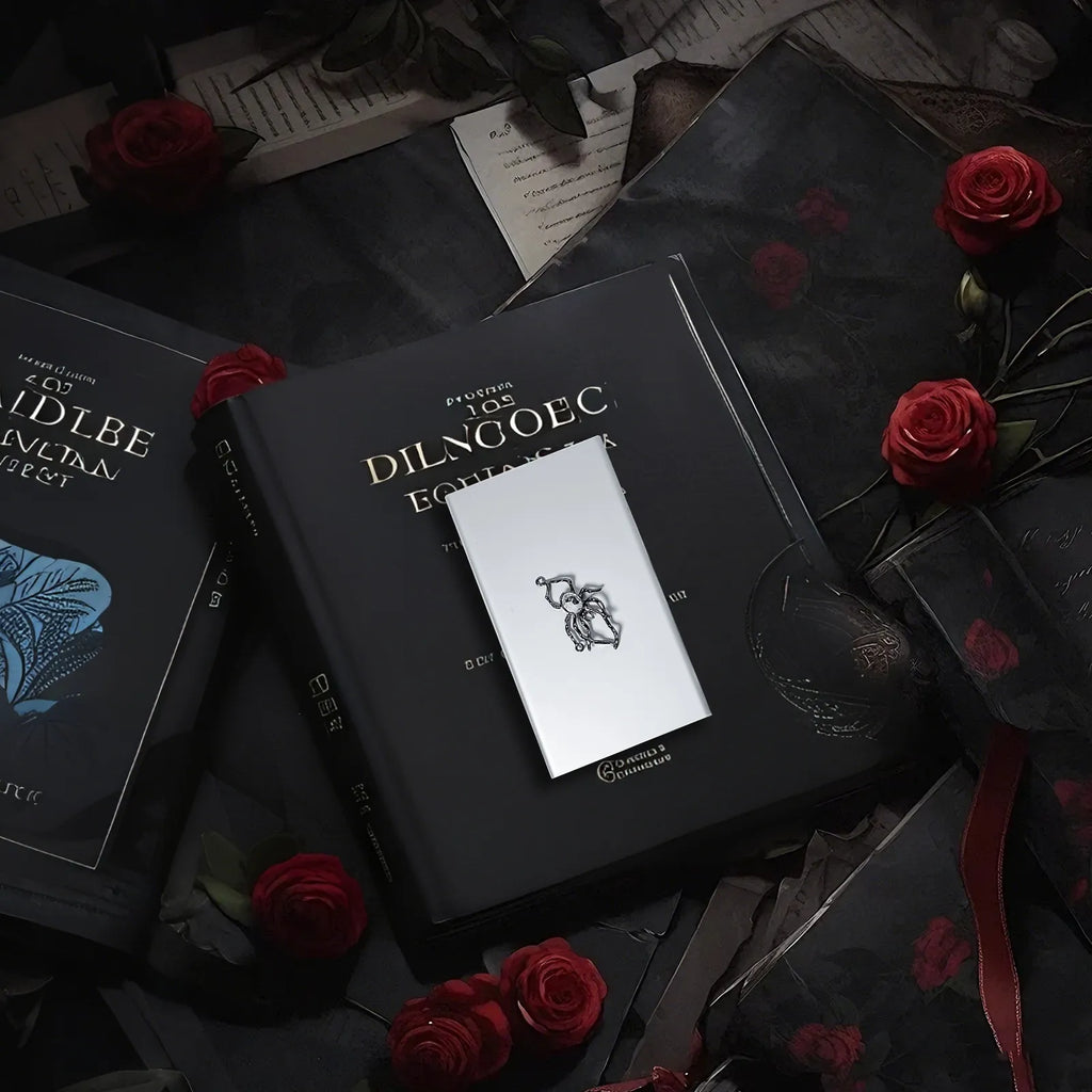 The Shadow Weaver's Tall Keeper _ Silver Metal Hard-Shell Organizer—accessory with shadow Weaver s Tall Keeper.