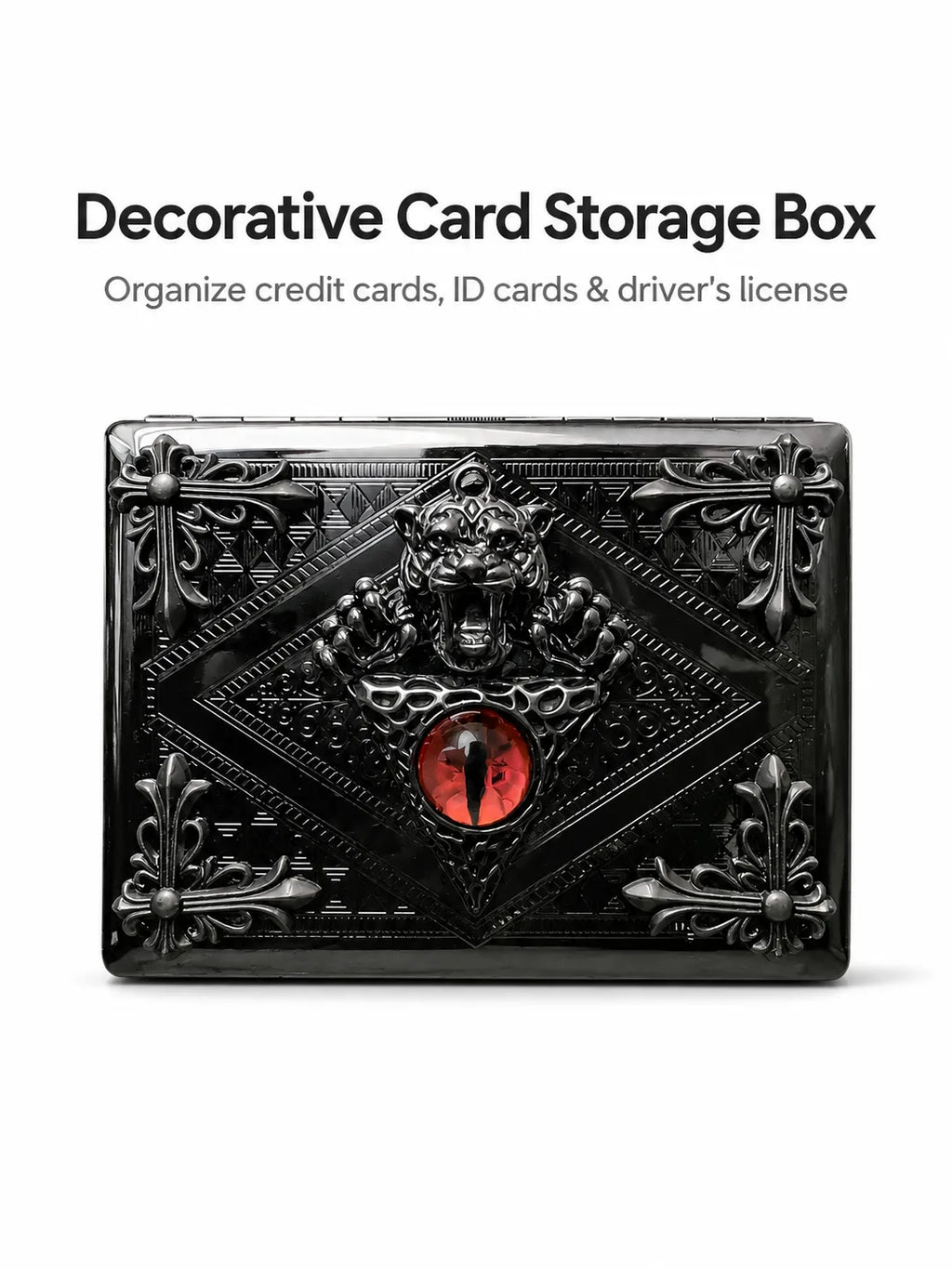 Blood Beast Vault Energy Pocket Case – Black Metal Hard-Shell Organizer