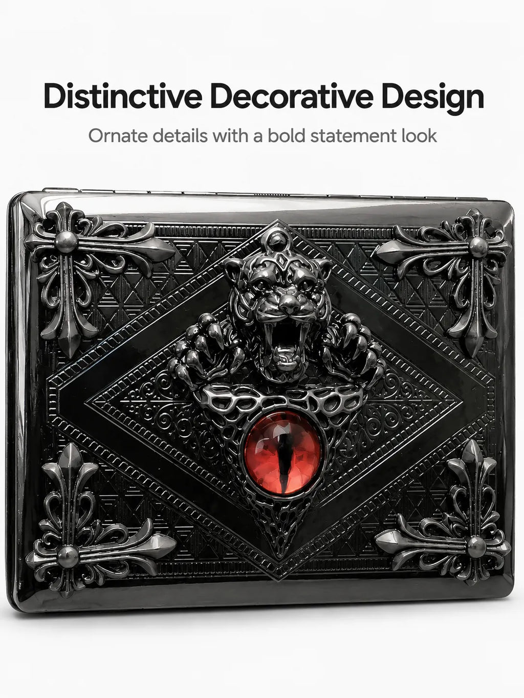 Blood Beast Vault Energy Pocket Case – Black Metal Hard-Shell Organizer