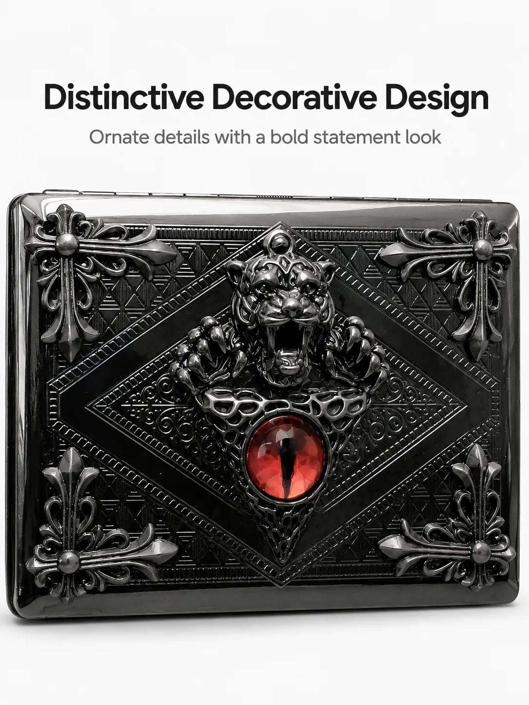 Blood Beast Vault Energy Pocket Case – Black Metal Hard-Shell Organizer
