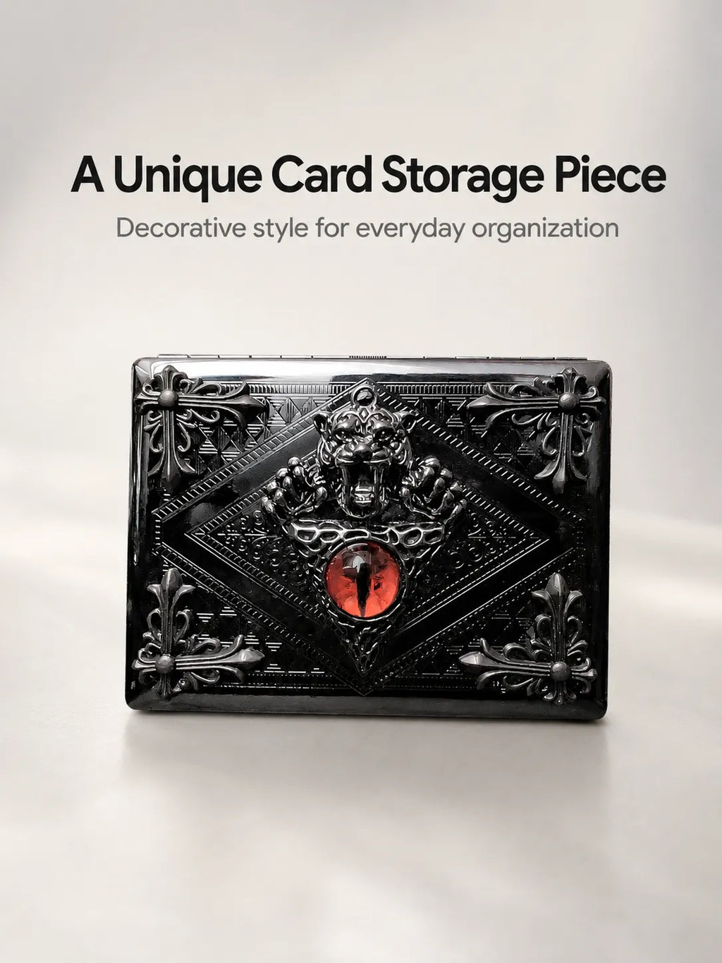 Blood Beast Vault Energy Pocket Case – Black Metal Hard-Shell Organizer