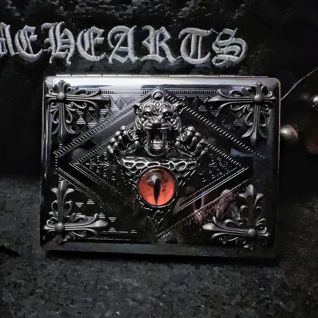 The Blood Beast Vault Case _ Silver Metal Hard-Shell Organizer—accessory with blood Beast Vault Silver Metal.