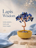 Energy Crystal Tree - Lapis Lazuli, Truth, Communication, Insight, Noble energy