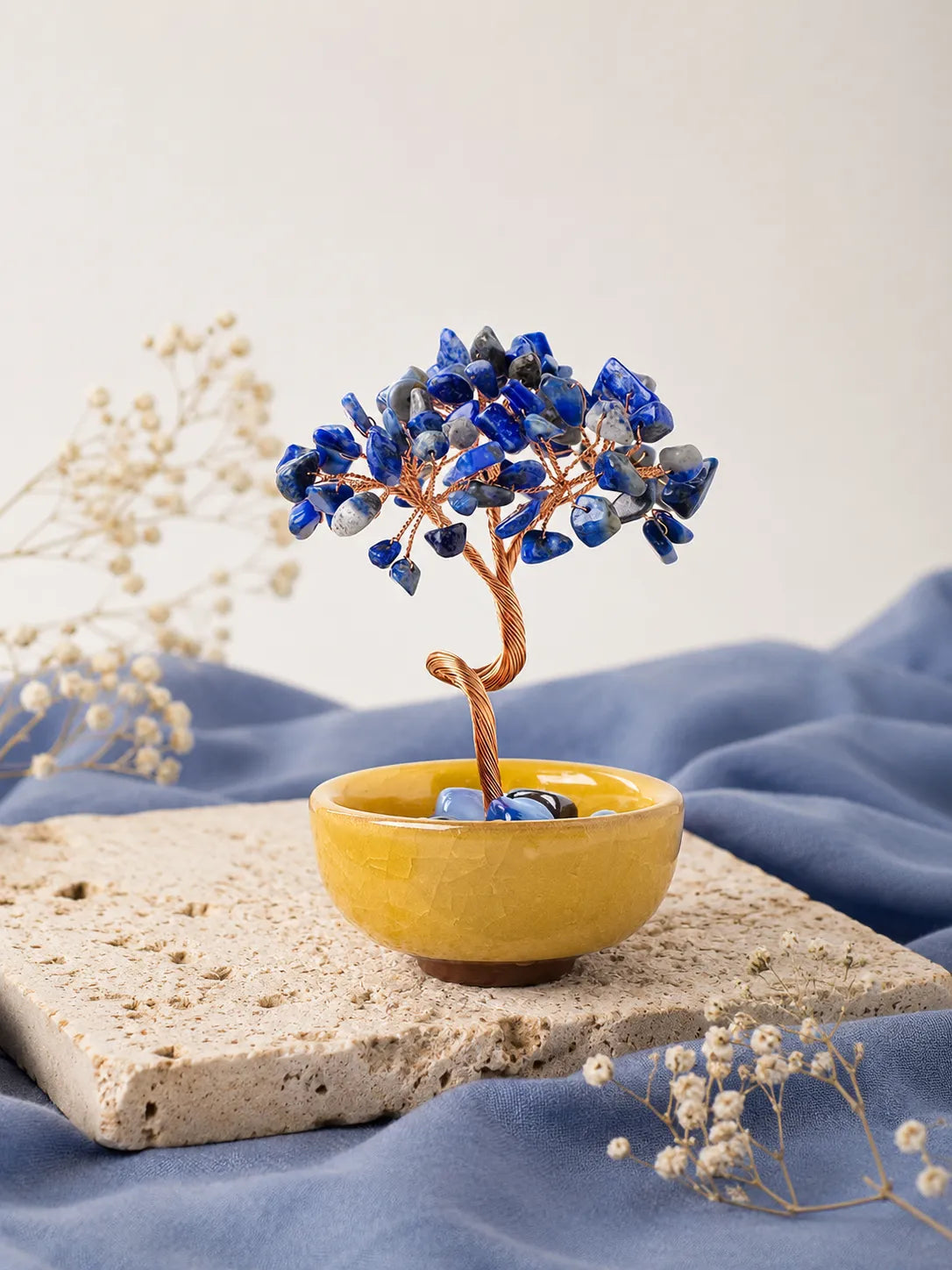 Energy Crystal Tree - Lapis Lazuli, Truth, Communication, Insight, Noble energy