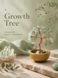 Energy Crystal Tree - Green Aventurine, Growth, Rebirth, Opportunity, Healing
