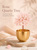 Blessing Bowl Energy Crystal Tree - Pink Quartz, Love, Popularity, Tenderness, Self-acceptance