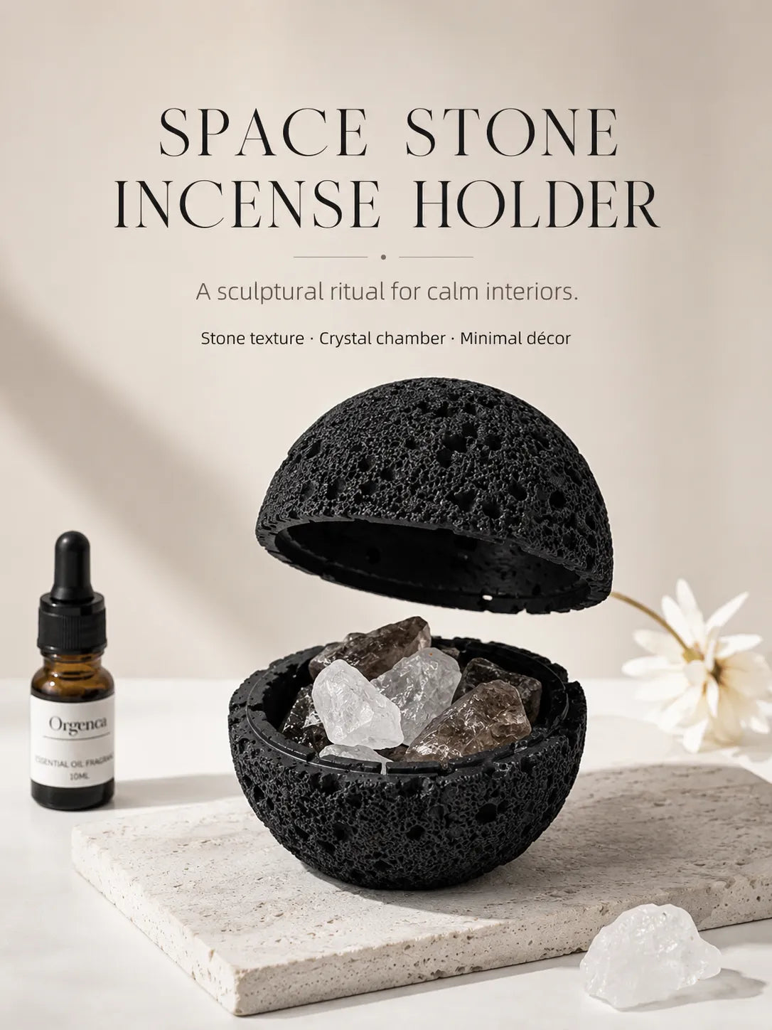 Spherical Volcanic Stone Diffuser Stone