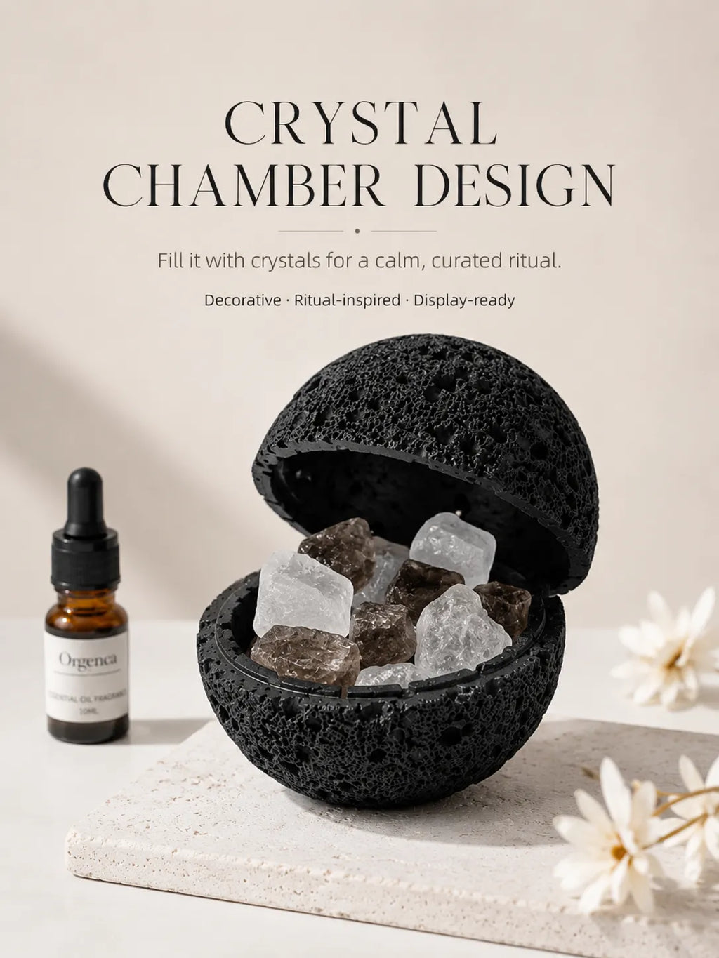 Spherical Volcanic Stone Diffuser Stone