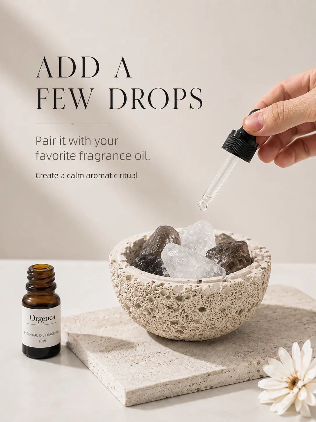 Spherical Volcanic Stone Diffuser Stone