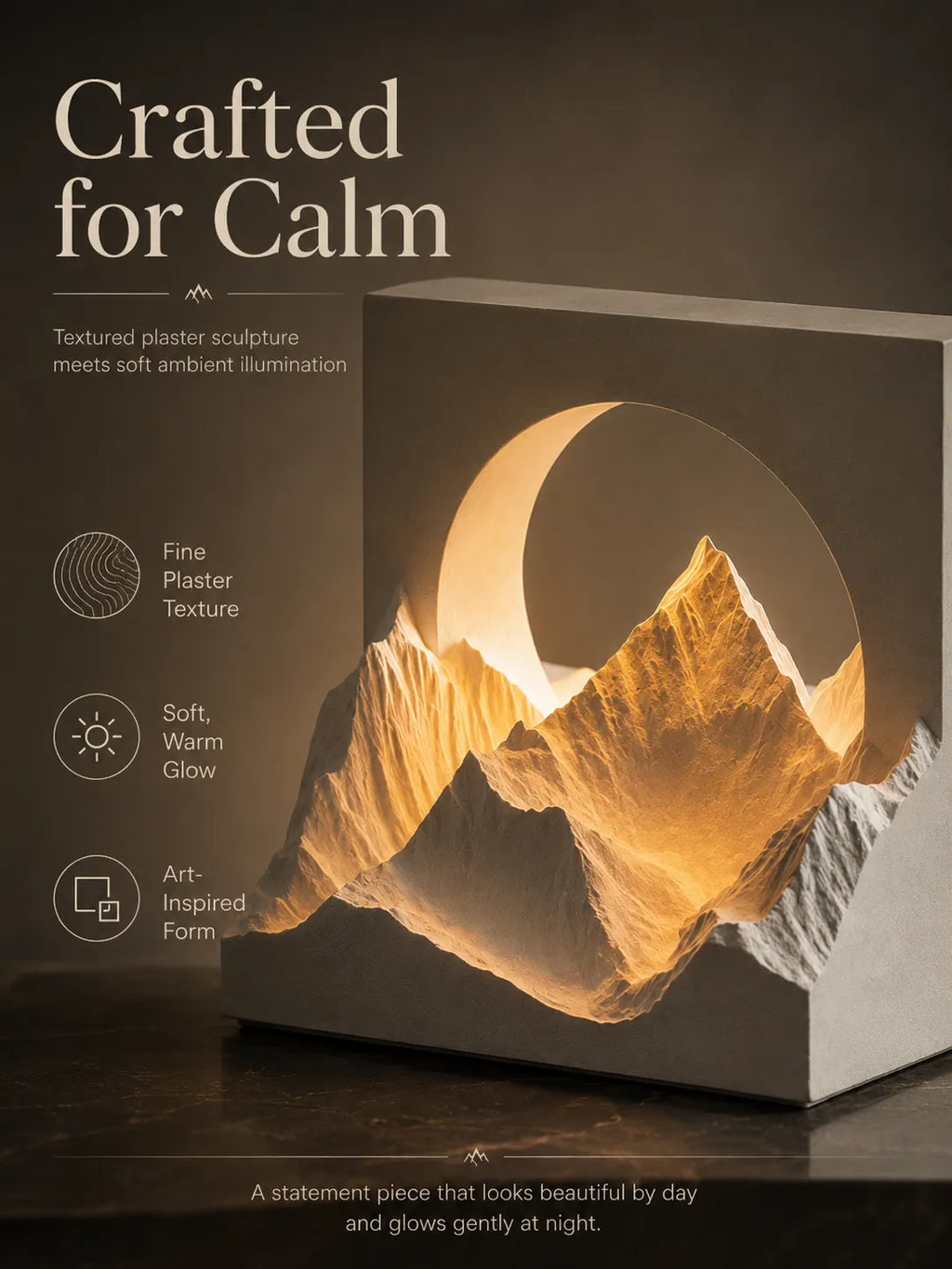 Ambient Aroma Night Light - Snow Mountain