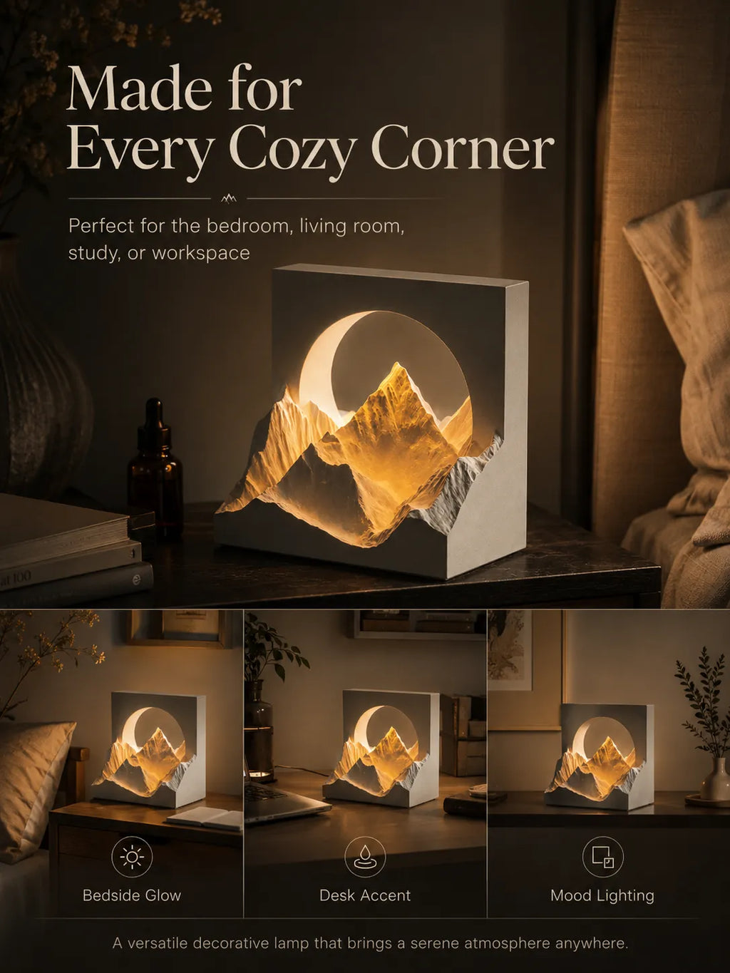 Ambient Aroma Night Light - Snow Mountain