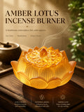 Amber Lotus Incense Burner