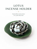 Ceramic Peony Incense Holder