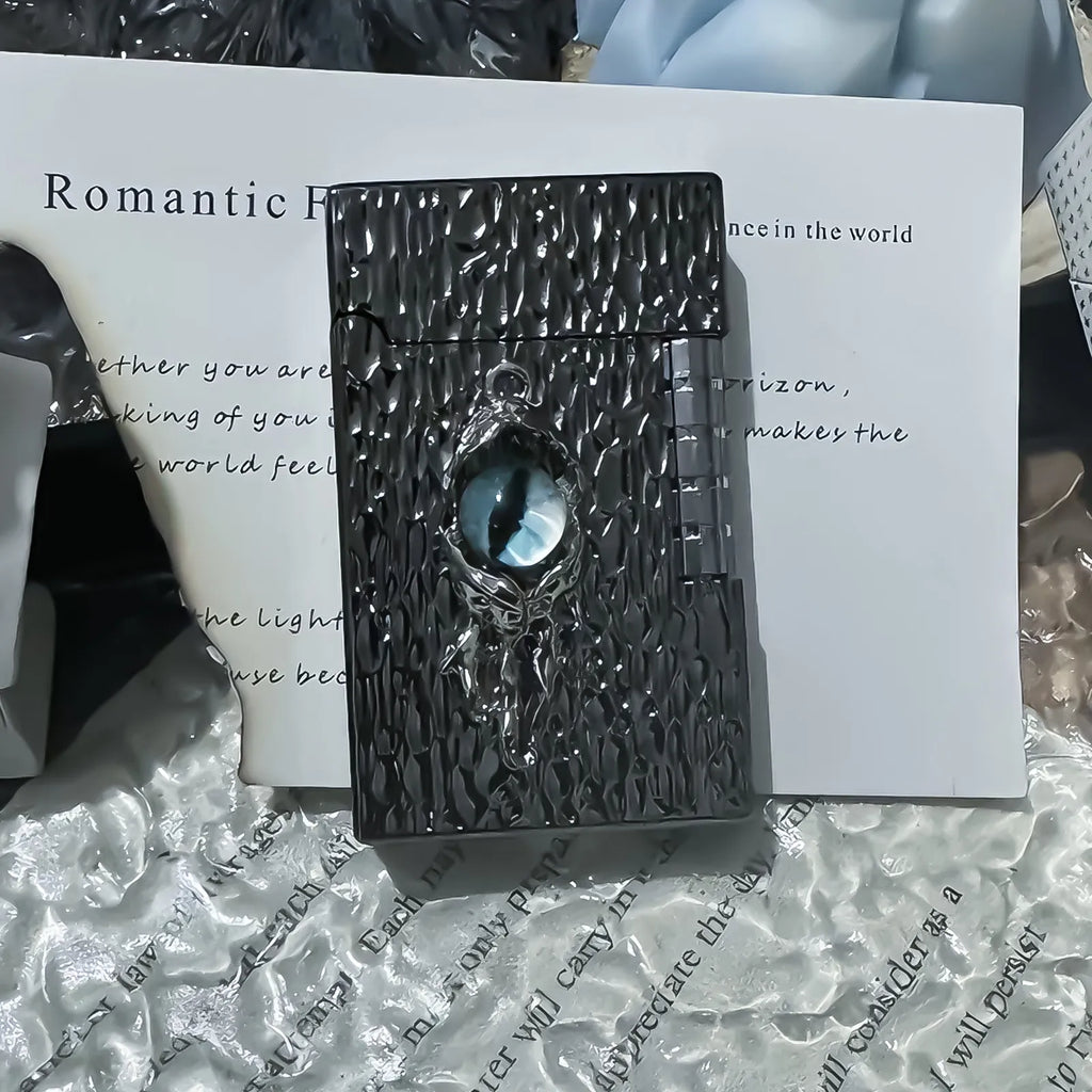 The Azure Gaze Lighter: metal lighter with azure Gaze Lighter. Subtle details, sharp mood, and built for routine carry.