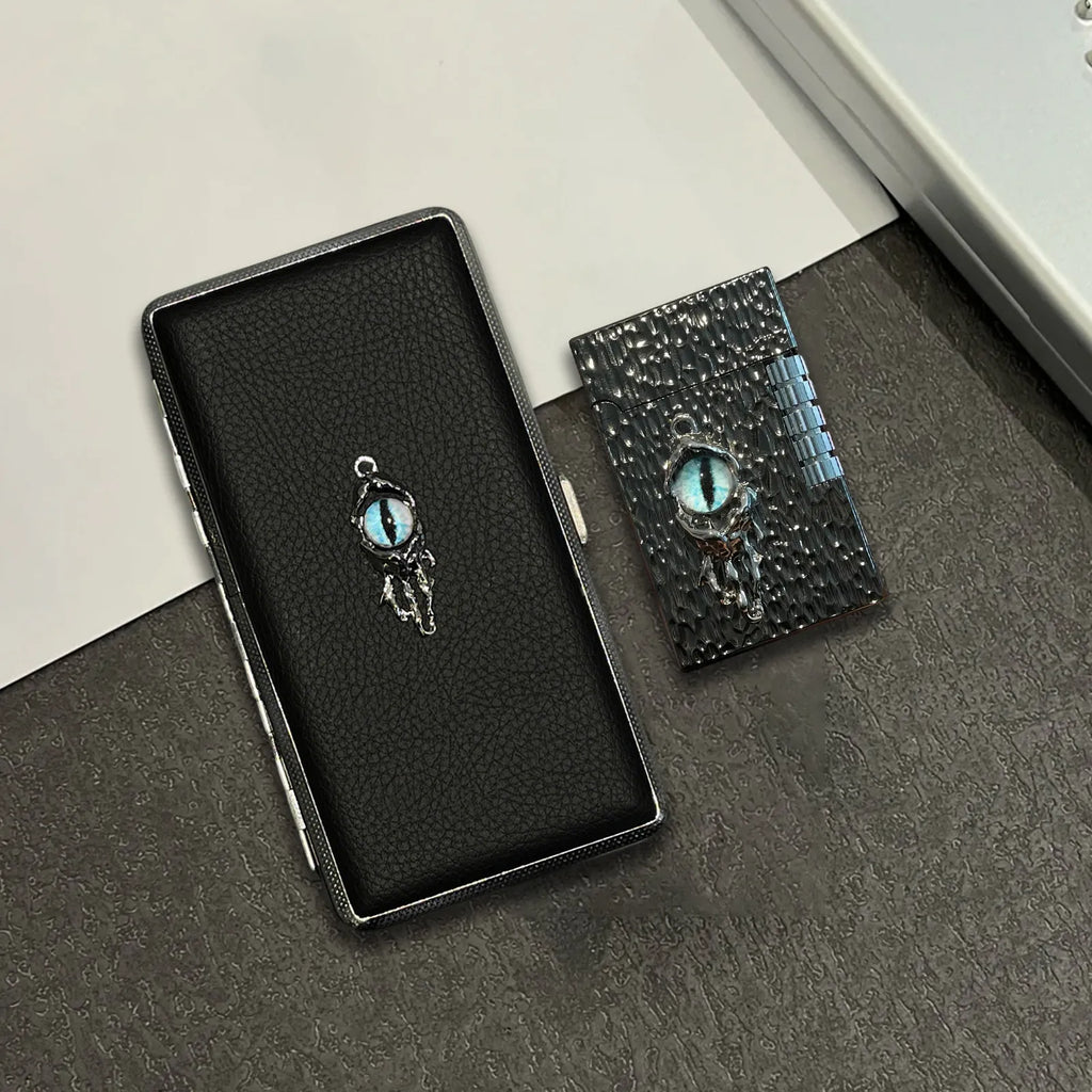 The Azure Gaze Lighter: metal lighter with azure Gaze Lighter. Subtle details, sharp mood, and built for routine carry.