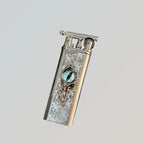 The Silver Salamander Lighter: metal lighter featuring silver Salamander Lighter.