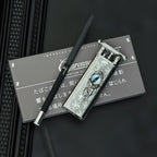 The Silver Salamander Lighter: metal lighter featuring silver Salamander Lighter.