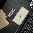 The Silver Salamander Lighter: metal lighter featuring silver Salamander Lighter.