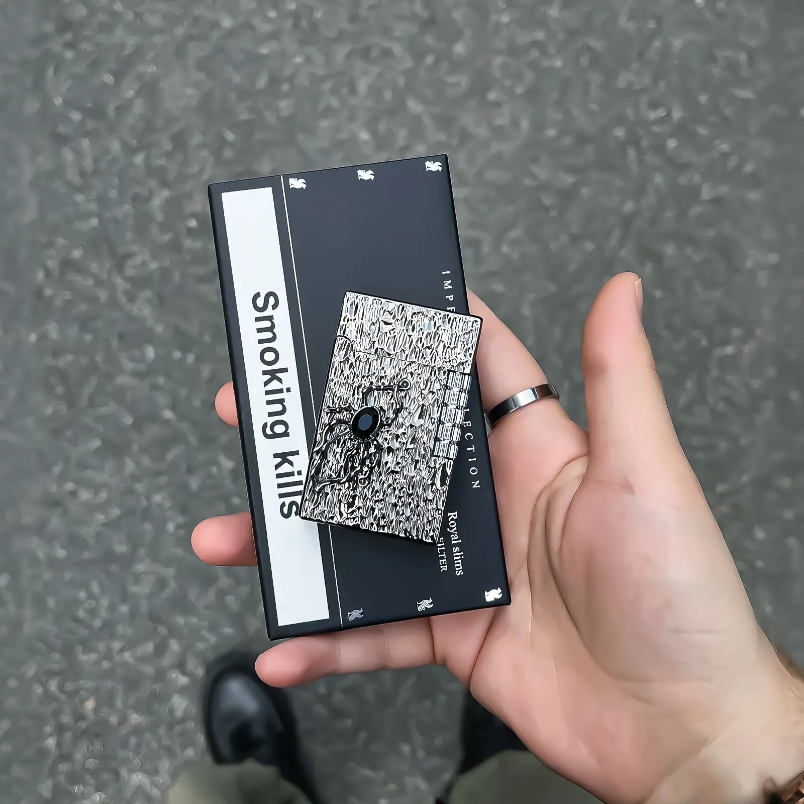 The Shadow Weaver's Flame—accessory showcasing shadow Weaver s Flame. A tidy, dark aesthetic that doesn’t try too hard.