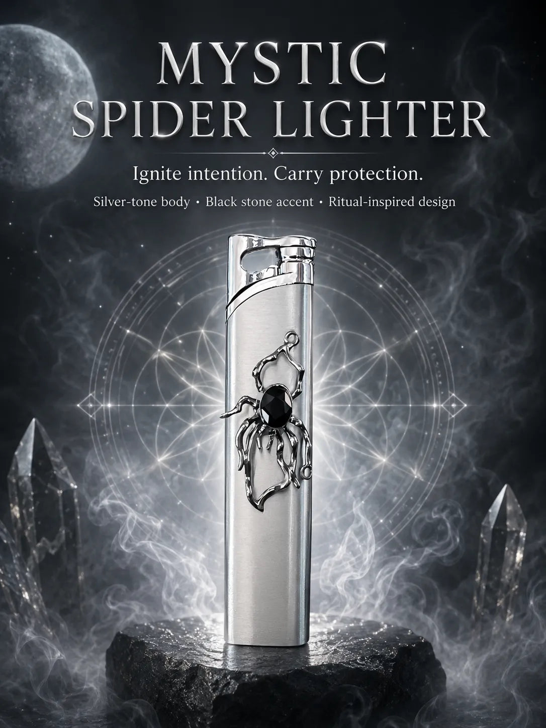 Neo-Arachnid Silver Refillable Focus and Good Fortune