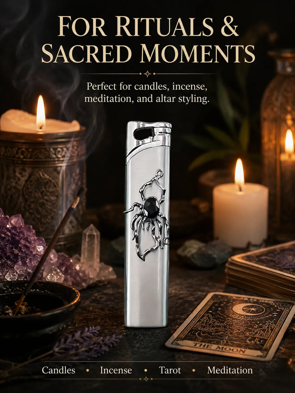 Neo-Arachnid Silver Refillable Focus and Good Fortune