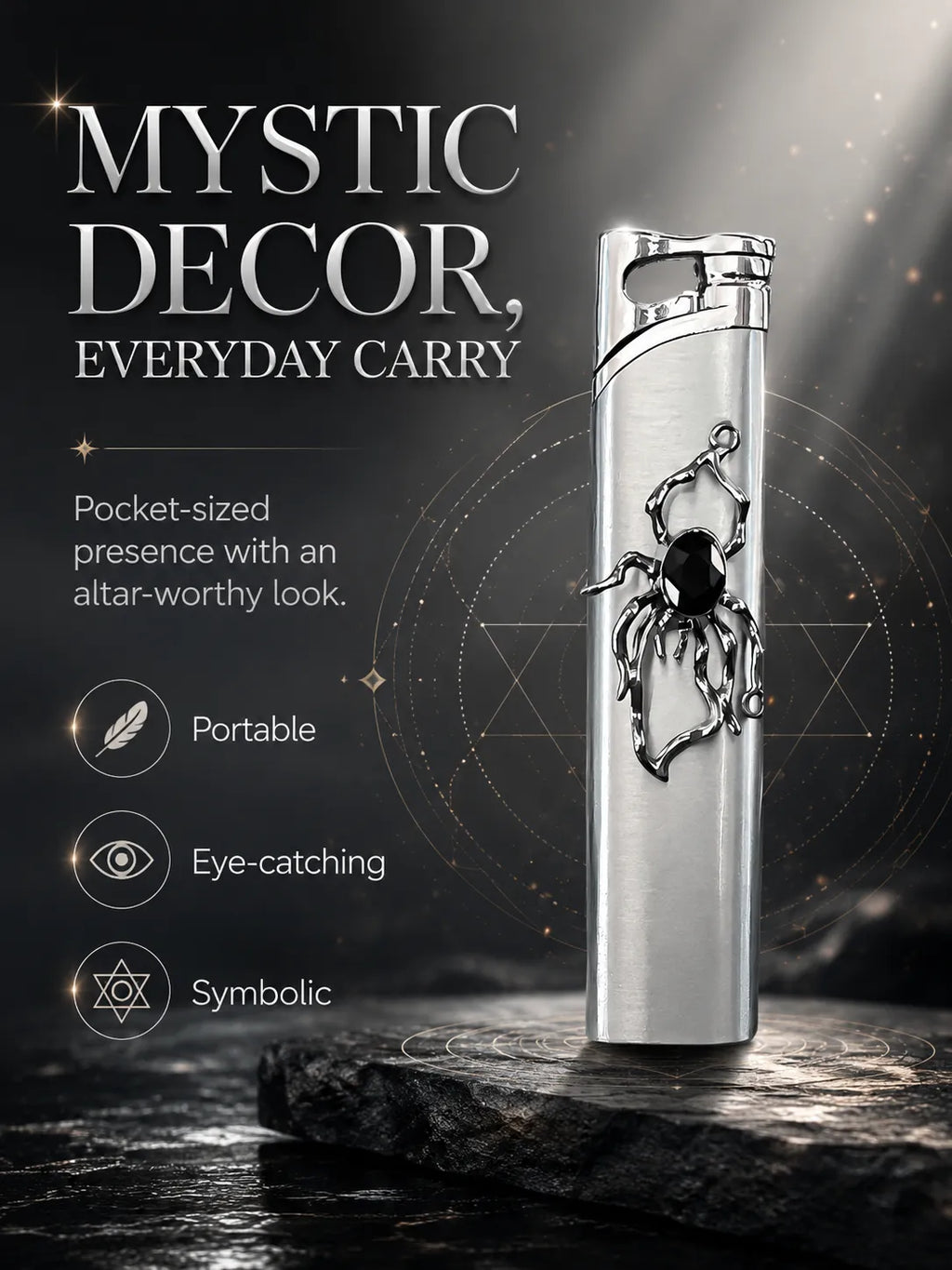 Neo-Arachnid Silver Refillable Focus and Good Fortune