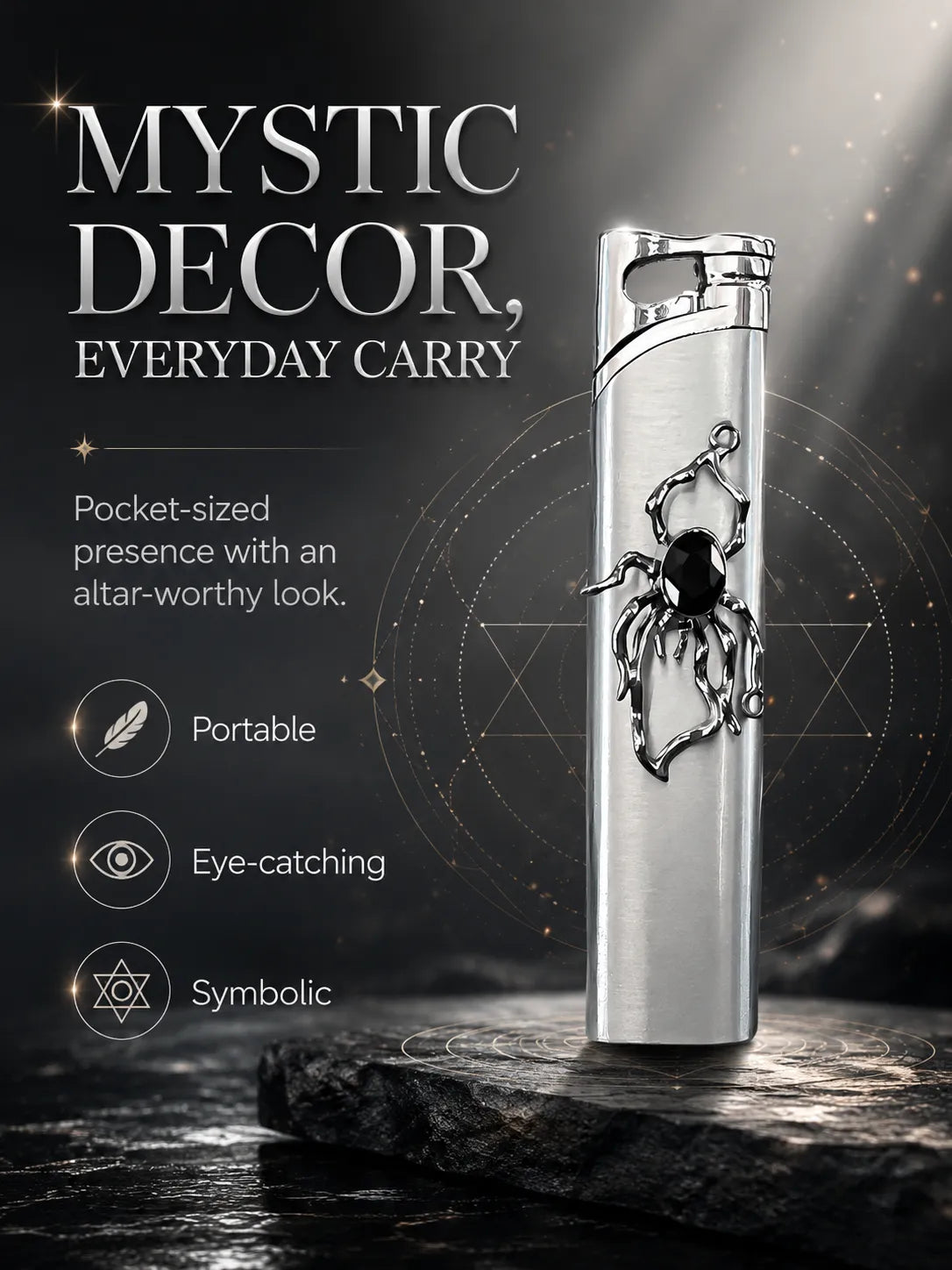 Neo-Arachnid Silver Refillable Focus and Good Fortune