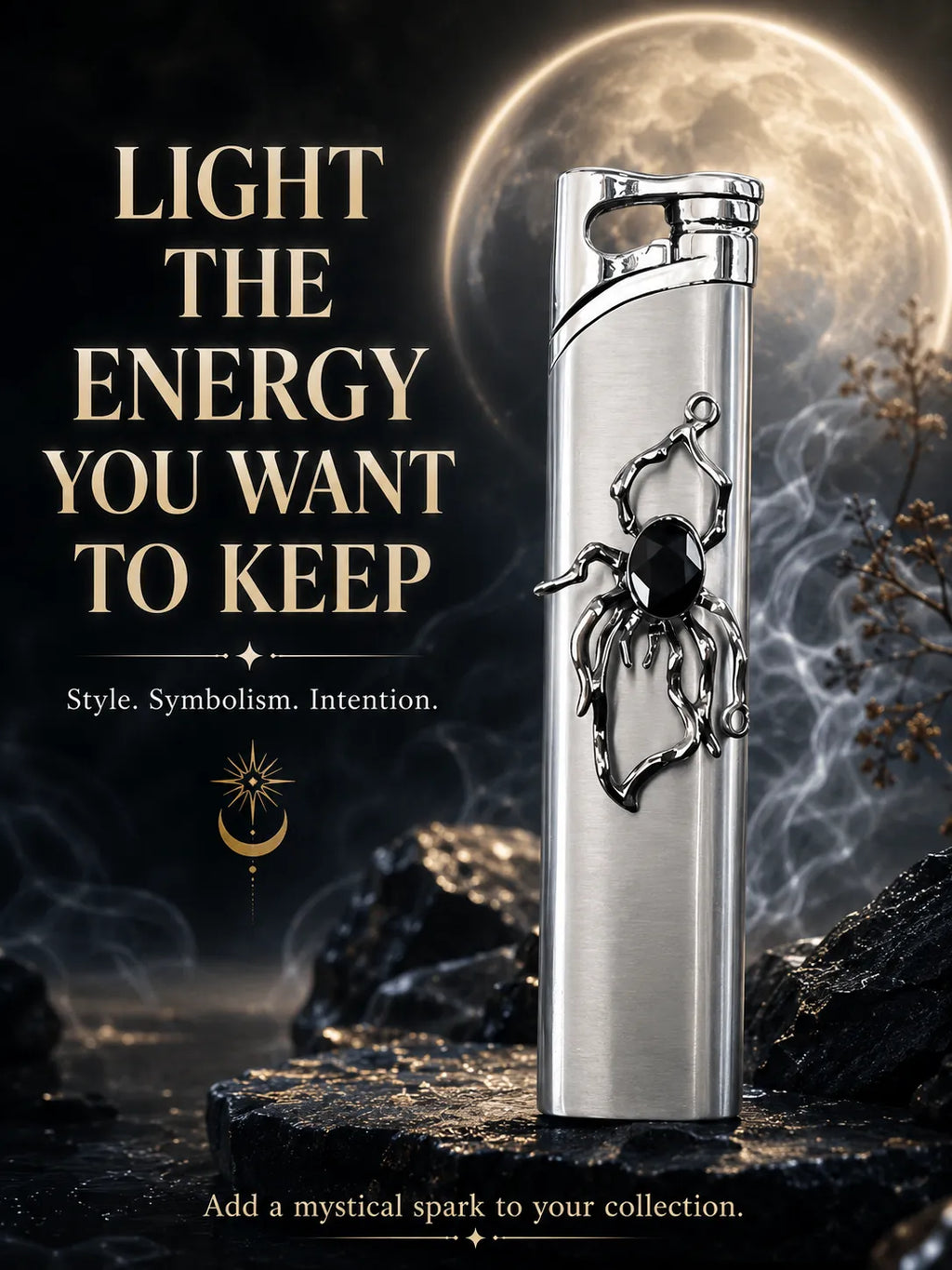 Neo-Arachnid Silver Refillable Focus and Good Fortune
