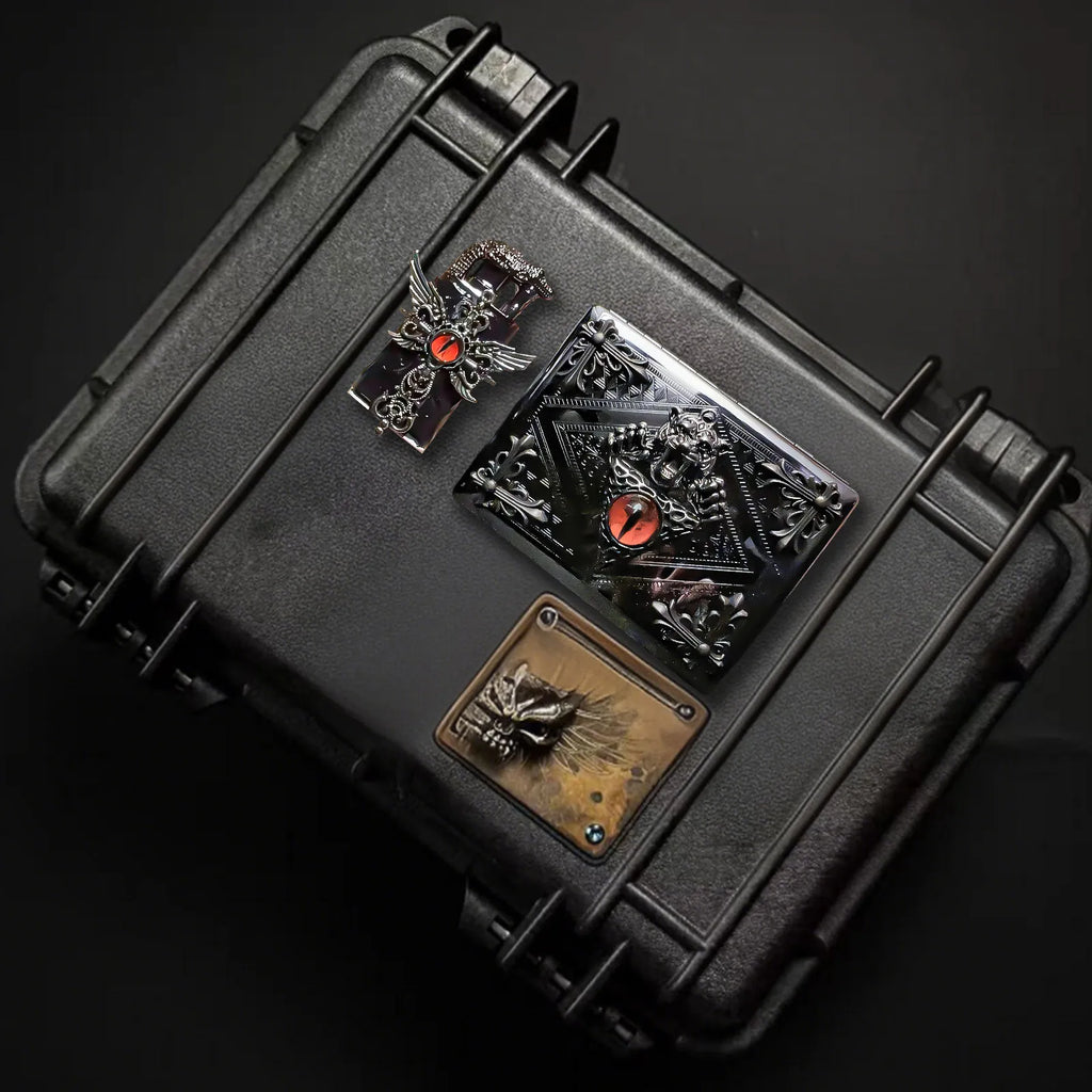 The Fallen Seraphim Flame—accessory with fallen Seraphim Flame. Sleek, dark vibe and easy to carry every day.