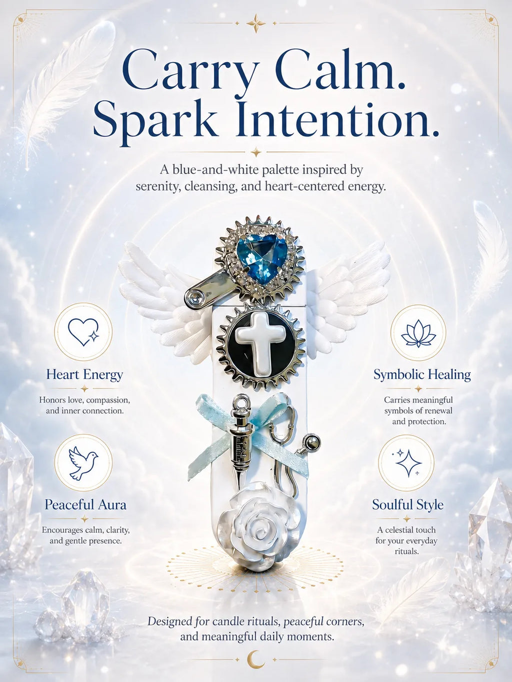 Seraphim Prescription White Angel Wing Flame for Healing and Protection