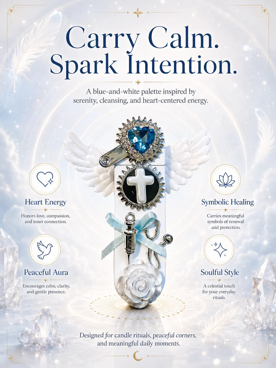 Seraphim Prescription White Angel Wing Flame for Healing and Protection