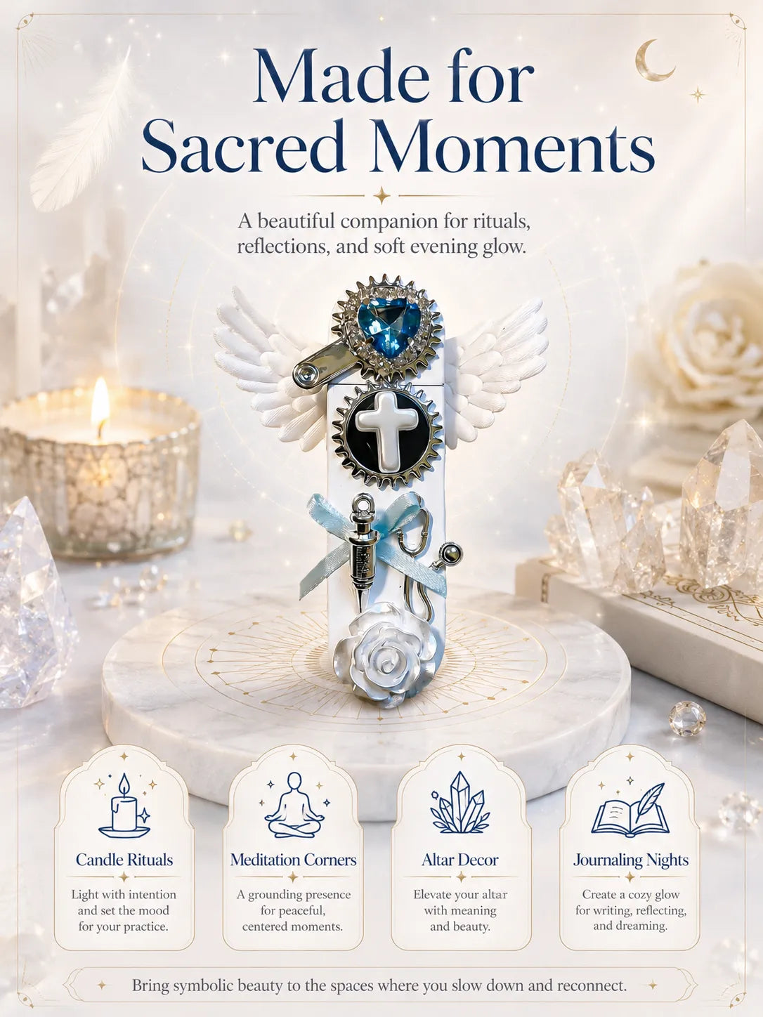 Seraphim Prescription White Angel Wing Flame for Healing and Protection