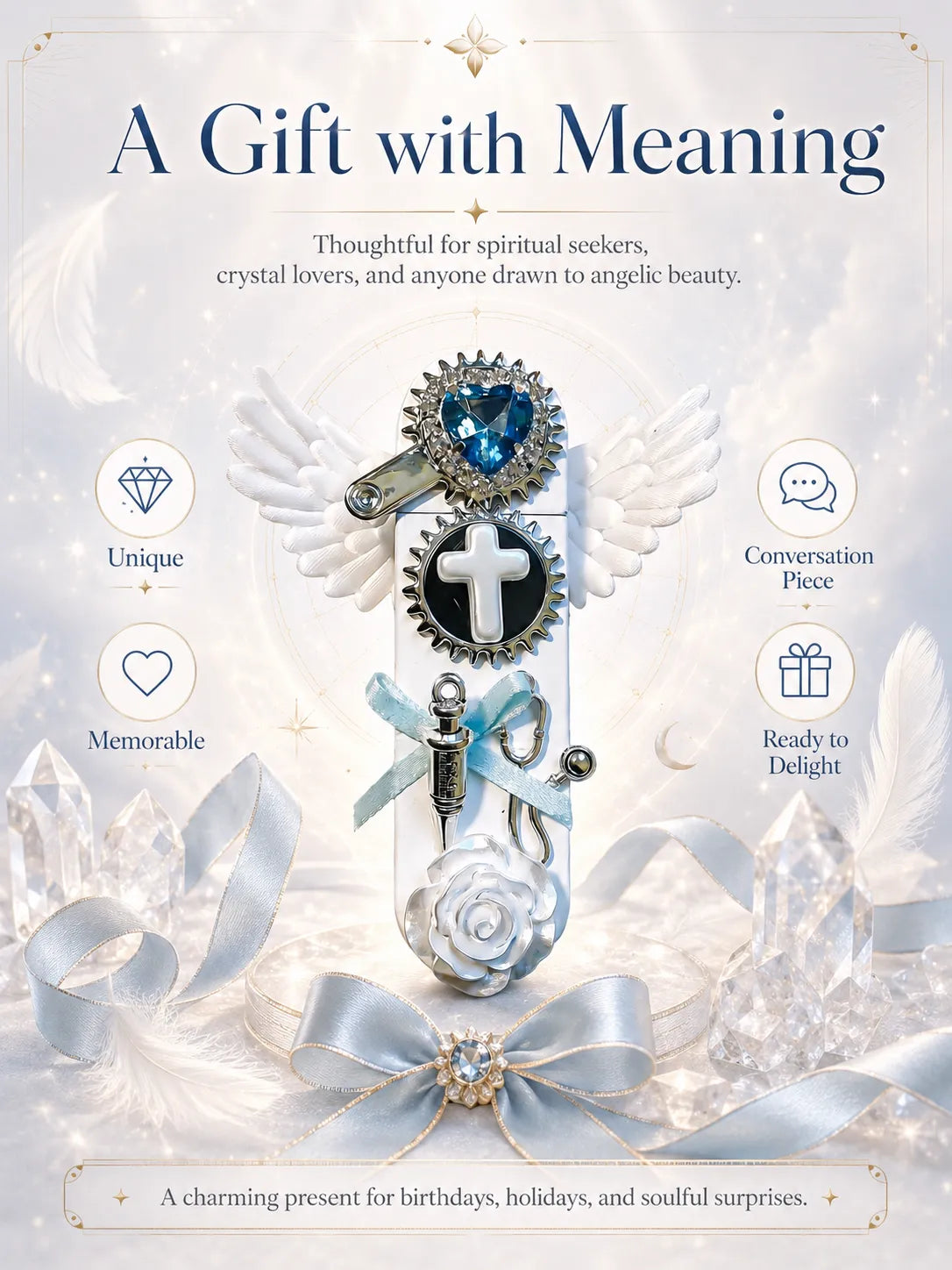 Seraphim Prescription White Angel Wing Flame for Healing and Protection