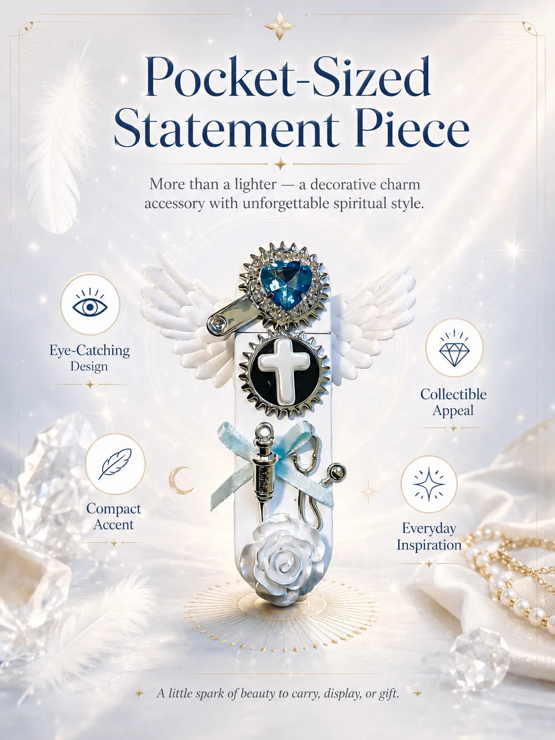 Seraphim Prescription White Angel Wing Flame for Healing and Protection