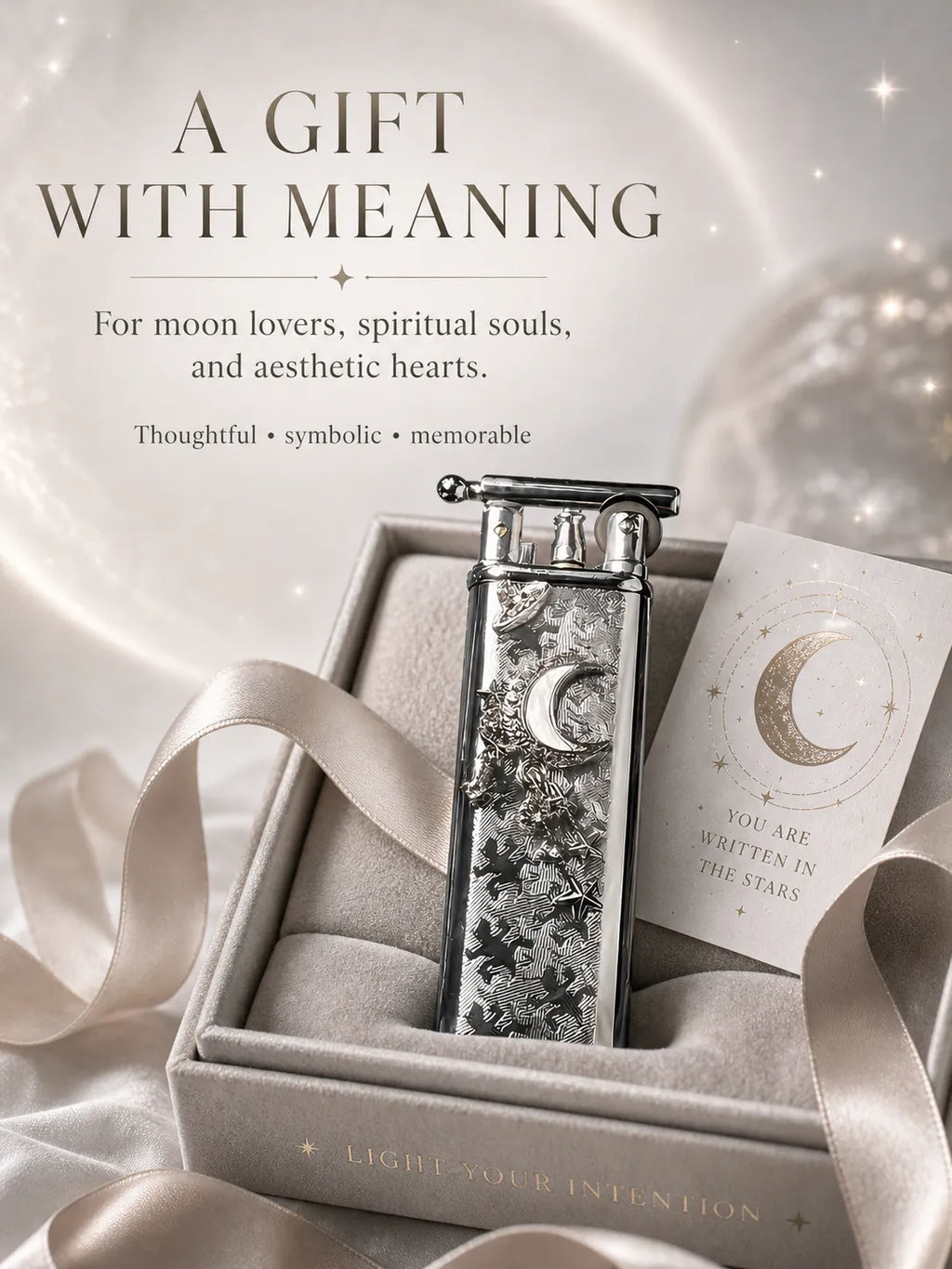 Starlight & Moon Charm Crescent Energy for Healing and Protection