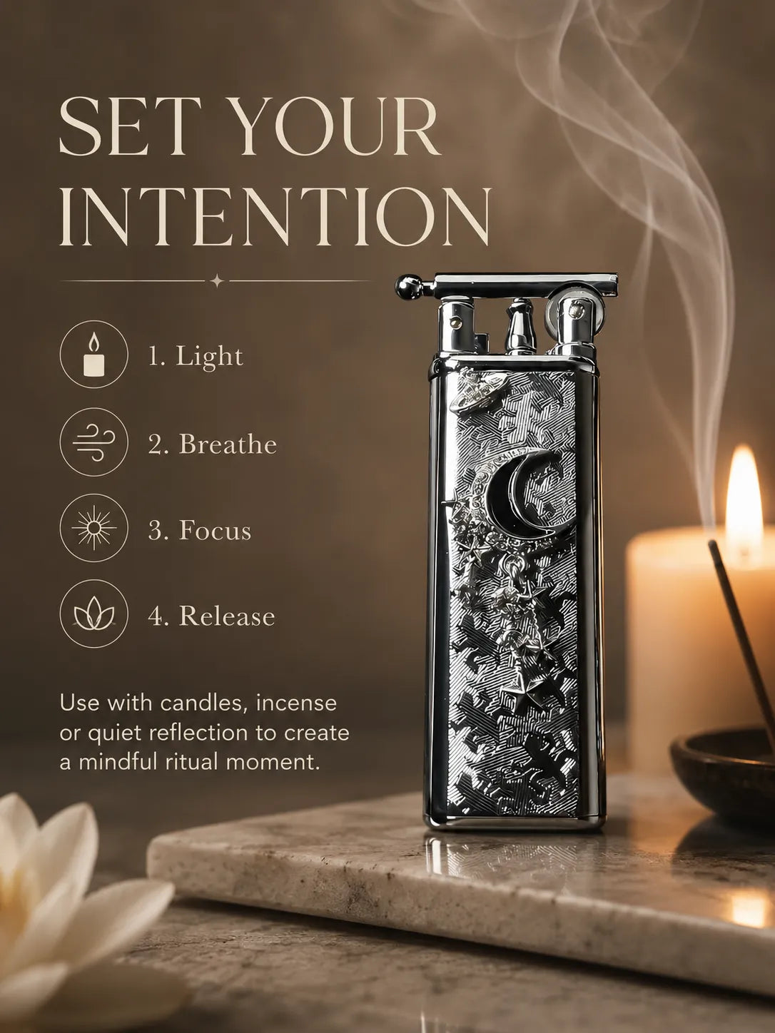 Eclipse Witch Moon Charm Energy for Clarity and Protection