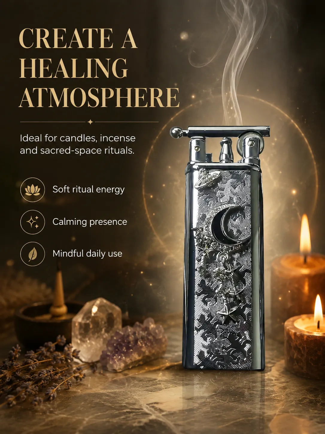 Eclipse Witch Moon Charm Energy for Clarity and Protection