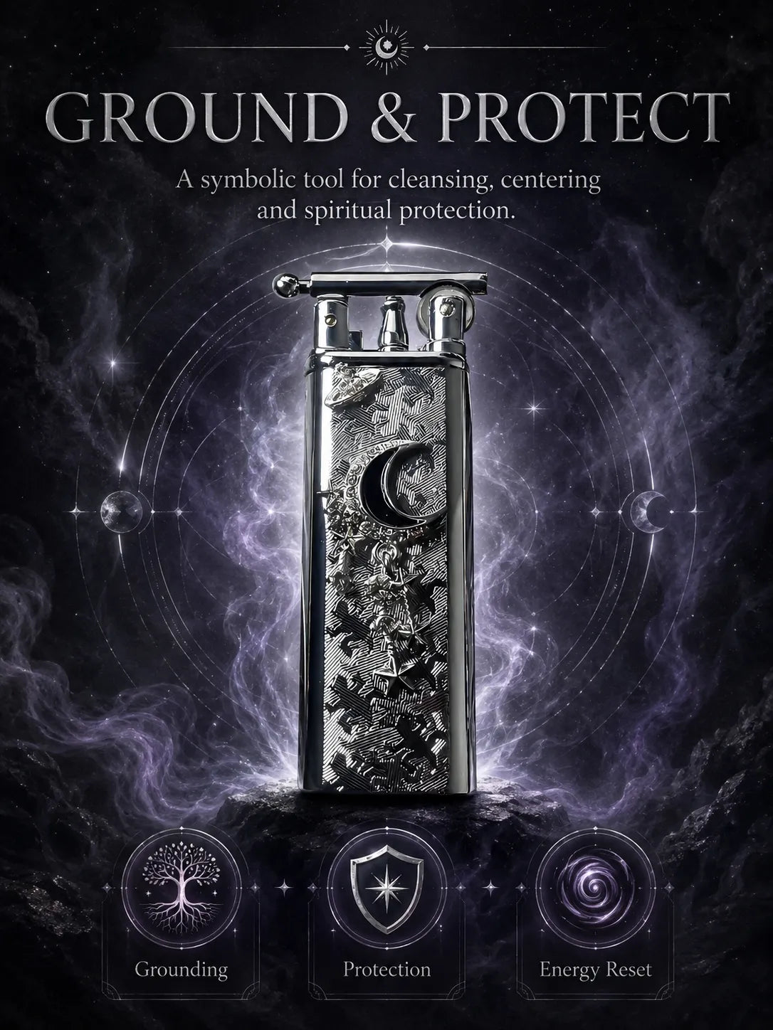 Eclipse Witch Moon Charm Energy for Clarity and Protection