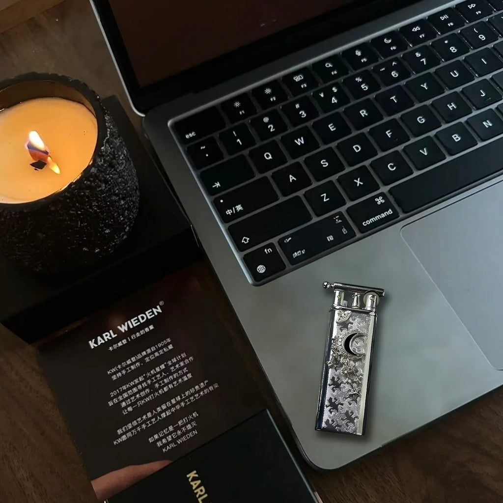 The Eclipse Witch Flame—accessory with eclipse Witch Flame. Sleek, dark vibe and easy to carry every day.