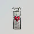 The Bleeding Love Vow Lighter: metal lighter with bleeding Love Vow Lighter.